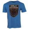 Harley Davidson Blue Shirt