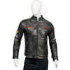Harley Davidson Distressed Leather Jacket For Men