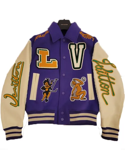 vuitton purple jacket