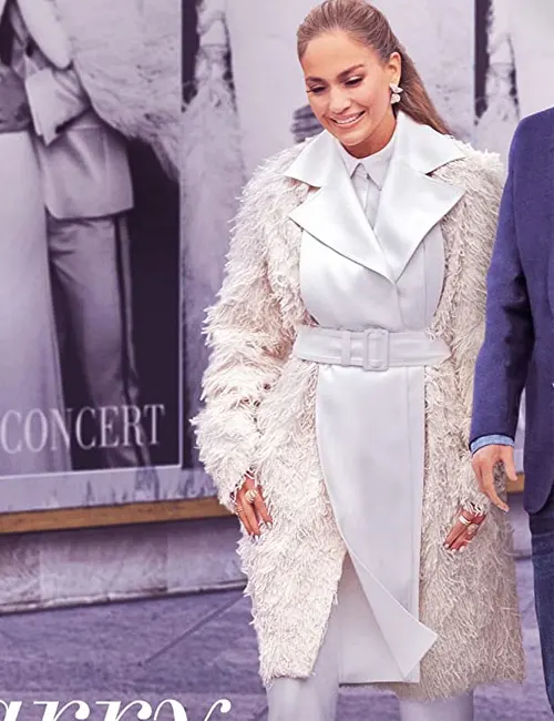 Marry Me 2022 Jennifer Lopez Fur Coat - William Jacket
