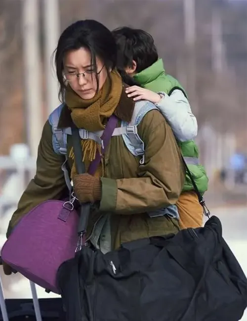 Moving S01 Lee Mi-hyeon Green Cotton Jacket