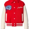 Red Louis Vuitton Varsity Jacket