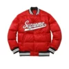 Red Supreme Varsity Jacket