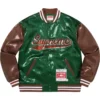Supreme Green Varsity Jacket