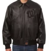 Washington Nationals Leather Jacket