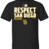Black Respect San Diego Padres Shirt