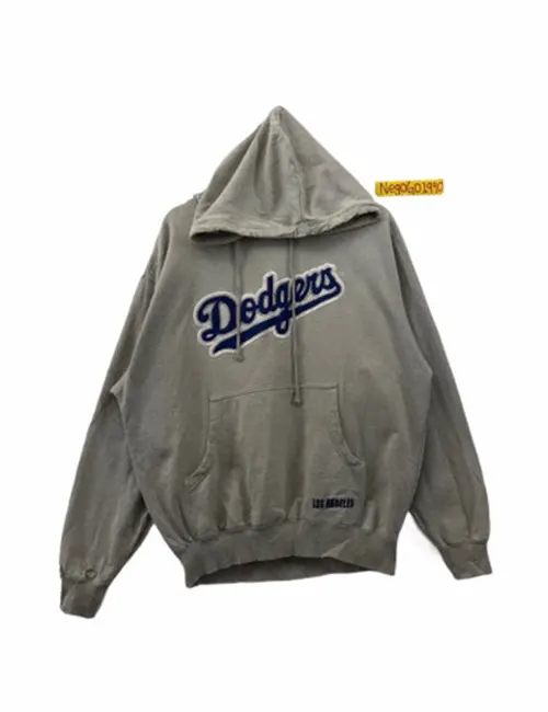 Stitches, Shirts, Stitches Mlb Los Angeles Dodgers Pull Over Hooded  Sweater Xl