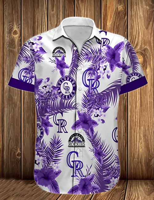 Colorado Rockies Mlb Tommy Bahama Summer Hawaiian Shirt And Short