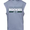 Colorado Rockies Sleeveless Hoodie For Sale
