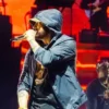 Eminem Final Lap Tour Blue Hooded Jacket