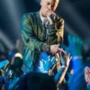 Eminem Saturday Night Live Green Satin Bomber Jacket