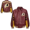 HTTR Redskins Bomber Leather Jacket