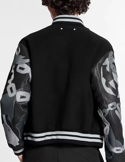 Louis Vuitton Chains Camo Varsity Jacket - William Jacket