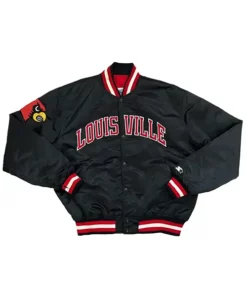 Louisville Cardinal Wool & Leather Varsity Jacket