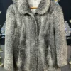 Persian Lamb Coat Silver Grey Fur Jacket