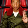 Pharrell Williams The Voice Green Twill Nylon Jacket