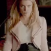 The Vampire Diaries S07 Teressa Liane Biker Leather Jacket