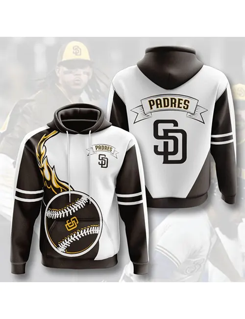New MLB San Diego Padres old time jersey style mid weight cotton