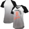 Unisex San Francisco Giants Raglan Half Sleeves T-shirt