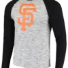 Unisex San Francisco Giants Raglan long Sleeves T-shirt