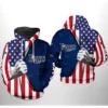 Unisex Tampa Bay Rays American Flag Hoodie For Sale