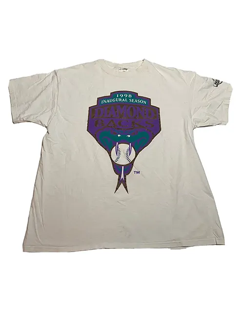 Vintage Arizona Diamondbacks T Shirt 1998 - William Jacket