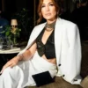 Awesome Jennifer Lopez White Blazer