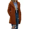 Buy Lucy Romalotti The Young and the Restless Cognac Faux Shearling Jacket