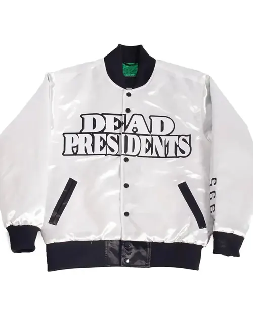 Headgear Classics Dead Presidents White Satin Jacket - William Jacket