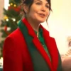 Jillian Murray Christmas Keepsake Red Trench Coat