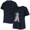 Los Angeles Angels V Neck T Shirt On Sale