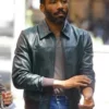 Mr. and Mrs. Smith Donald Glover Black Leather Jacket
