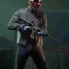 Payday 3 Wolf Cosplay Black Leather Jacket