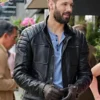 Ryan Wedding Season 2023 Black Leather Jacket