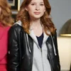 Spencer Sisters 2023 Stacey Farber Black Leather Jacket