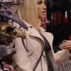 The Real Housewives of Orange County Gina Kirschenheiter Off White Leather Jacket