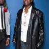 The Tonight Show 2023 Don Toliver Leather Coat
