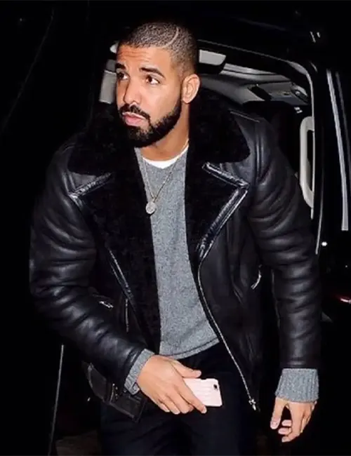 Trendy Drake Aviator Jacket For Sale