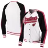 Arizona Cardinals White and Black Varsity Jacket Sale