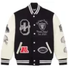 Bedford Las Vegas Raiders Varsity Patches Jacket