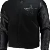 Black Dallas Cowboys Varsity Jacket
