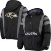 Blaine Baltimore Ravens Reflective Stripe Hooded Jacket Sale