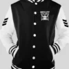 Bullet Club White and Black Varsity Jacket