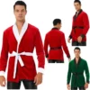 Buy Red And Green Christmas Smoking Jacket For Men And Women