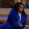 Claim To Fame S02 Monay Blue Belted Trench Coat
