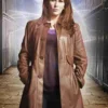 Doctor Who Season 4 Donna Noble Brown Leather Coat 