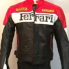 Ferrari Motorcycle Racing Black Jacket