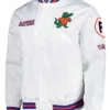 Florida Gators City Collection White Varsity Jacket