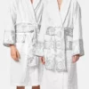 Ford Jast White and Silver Versace Bathrobe