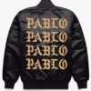 Kanye West Pablo Pop-Up Bomber Jacket Back